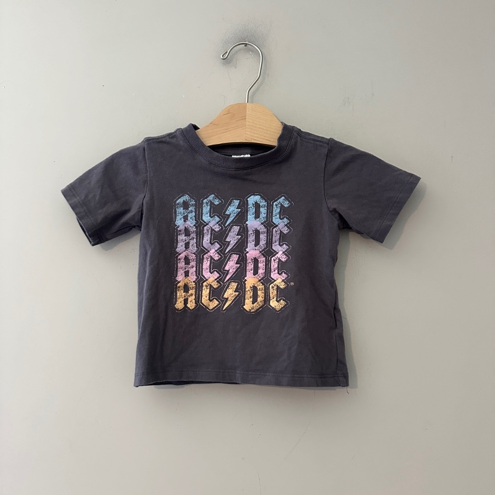 $15 ADD ON cotton on kids AC/DC‎ band tee 12-18M zara h&m AC DC BABY GAP